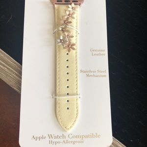 Charming Charlie Accessories - 38 mm Apple Watch compatible leather band Charming Charlie Accessories - 38 mm Apple Watch compatible leather band